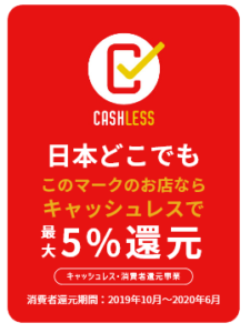 消費税増税 10月のおすすめキャッシュレス決済キャンペーン 森のくま お得情報館